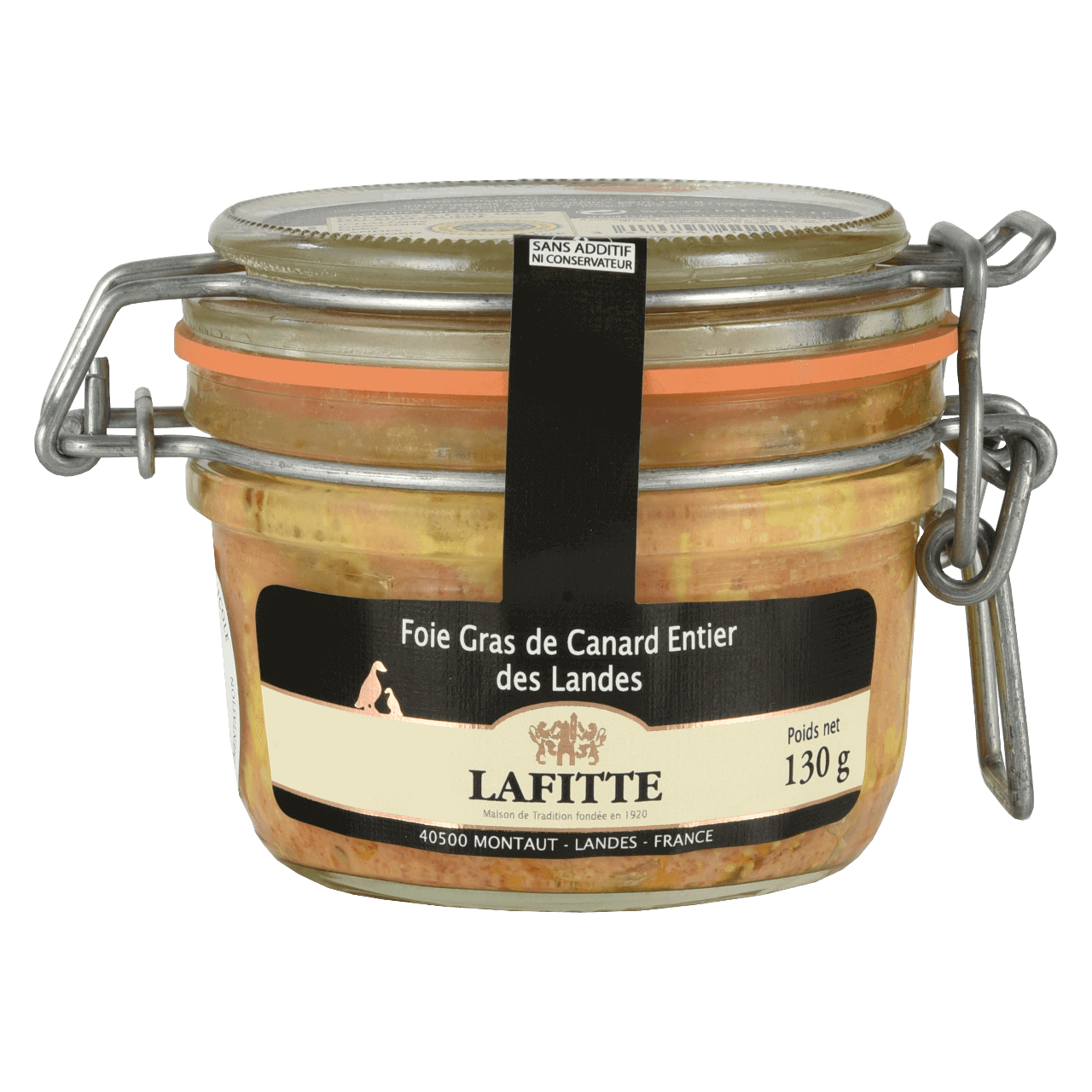 Whole Duck Foie Gras IGP Bocal 130 g Online Shop Taste Lovers