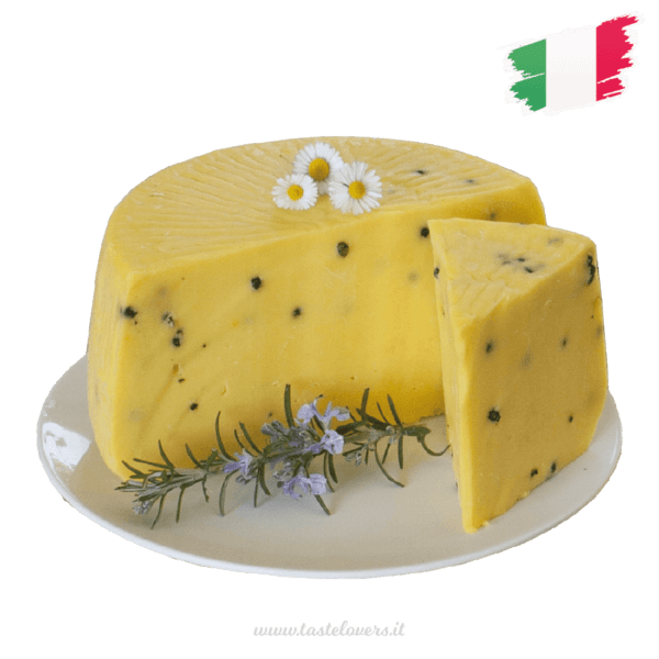 Italian pecorino with saffron